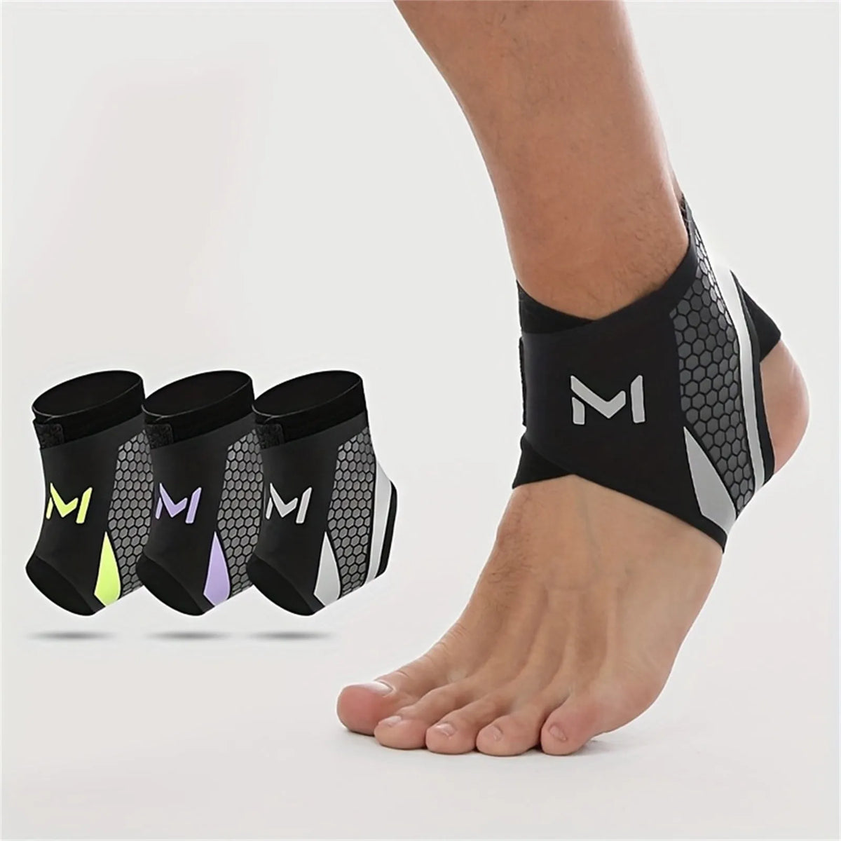 🔥HOT SALE🏃Lightweight Ankle Brace | Compression Support for Sprain Prevention – Breathable & Perfect for Basketball, Soccer & Fitness