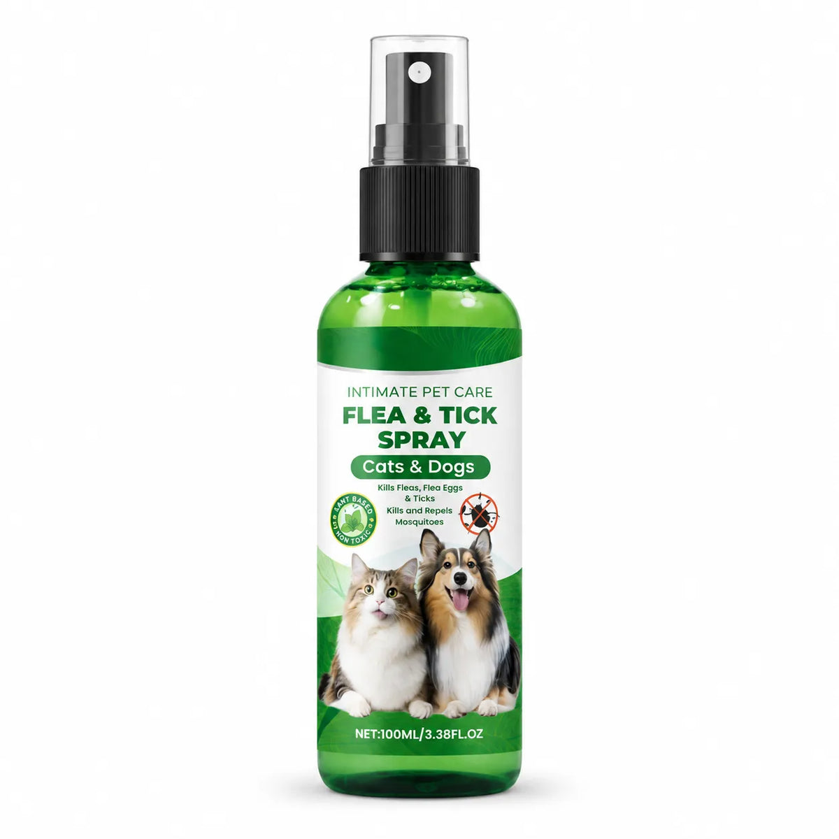 Petwag Flea & Tick Spray for Dogs & Cats – Natural Pet Protection Spray Against Fleas, Ticks & Mosquitoes, Safe Daily Care Formula (100ML)