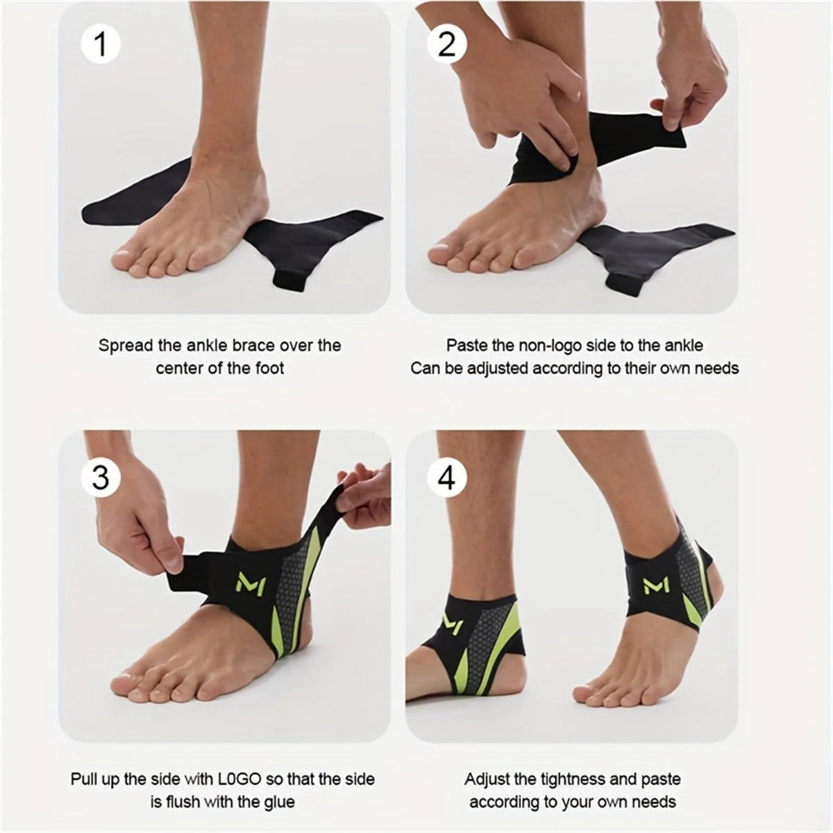 🔥HOT SALE🏃Lightweight Ankle Brace | Compression Support for Sprain Prevention – Breathable & Perfect for Basketball, Soccer & Fitness