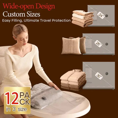 🔥 X7 Cordless Travel Vacuum Bag Set