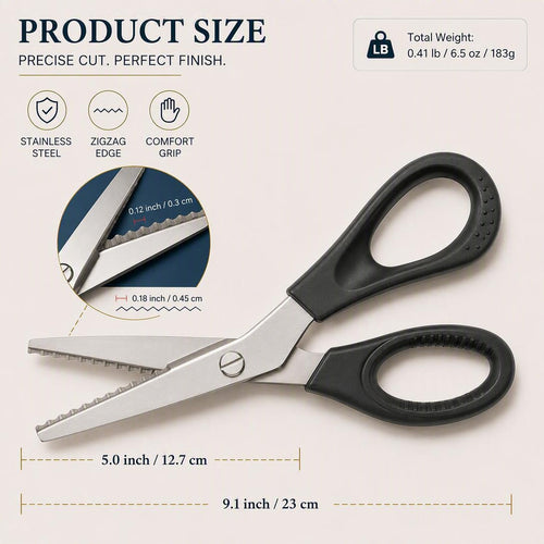 Dailyard™ Stainless Steel Pinking Shears – 9.1