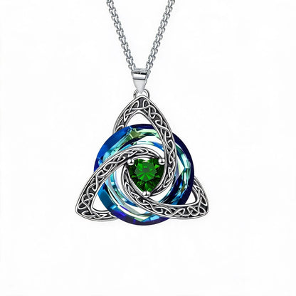🔥last Day 45% Off - ✝️birthstone Celtic Trinity Knot Necklace ✨