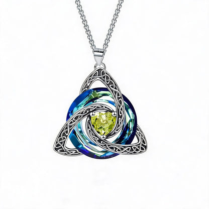 🔥last Day 45% Off - ✝️birthstone Celtic Trinity Knot Necklace ✨