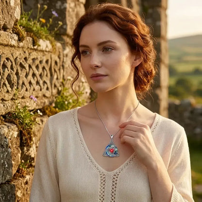 🔥last Day 45% Off - ✝️birthstone Celtic Trinity Knot Necklace ✨