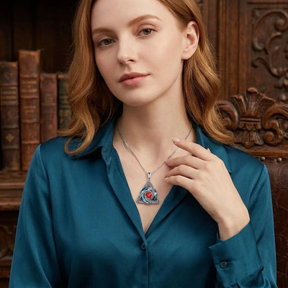🔥last Day 45% Off - ✝️birthstone Celtic Trinity Knot Necklace ✨