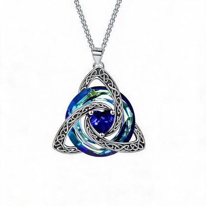 🔥last Day 45% Off - ✝️birthstone Celtic Trinity Knot Necklace ✨
