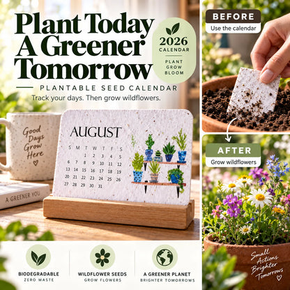 ✨Early Holiday Sale 47% OFF🌱Eco-Friendly Plantable “Timeless” Seed Calendar 2027