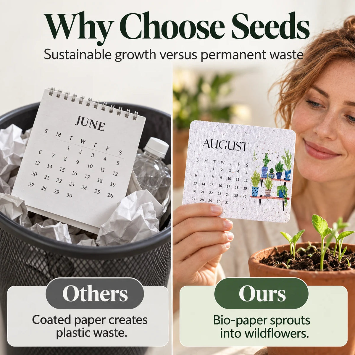 ✨Early Holiday Sale 47% OFF🌱Eco-Friendly Plantable “Timeless” Seed Calendar 2027