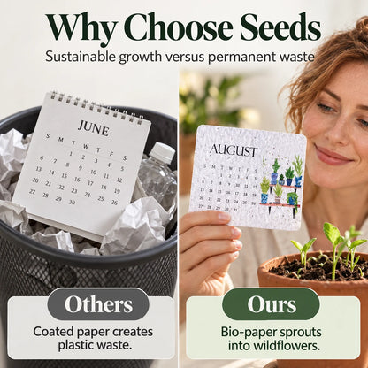 ✨Early Holiday Sale 47% OFF🌱Eco-Friendly Plantable “Timeless” Seed Calendar 2027