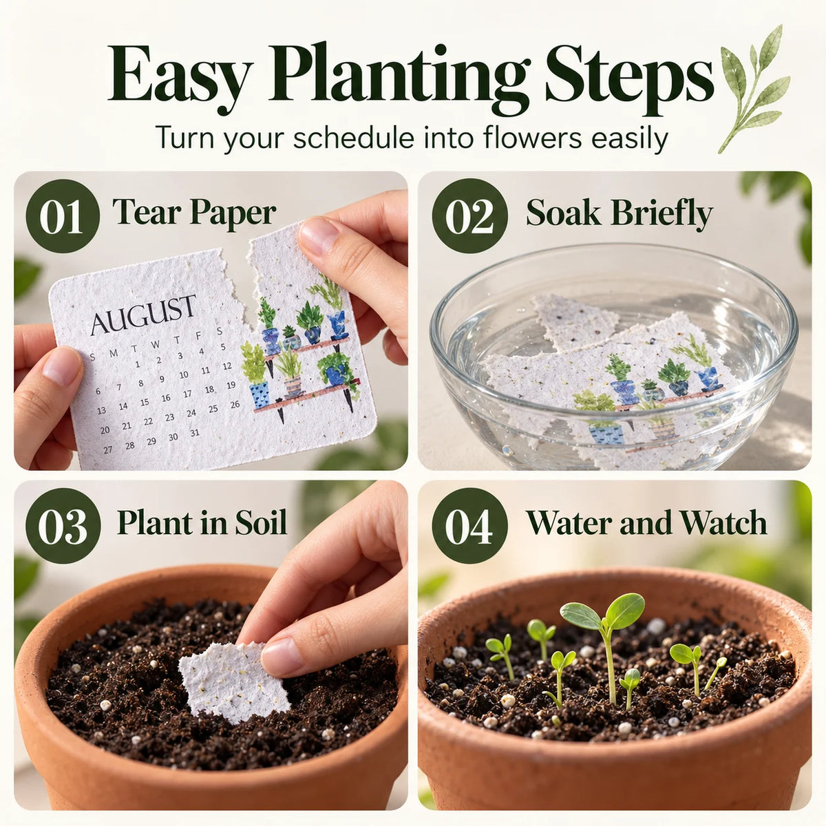 ✨Early Holiday Sale 47% OFF🌱Eco-Friendly Plantable “Timeless” Seed Calendar 2027