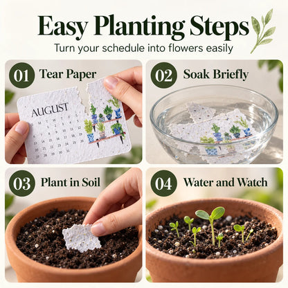 ✨Early Holiday Sale 47% OFF🌱Eco-Friendly Plantable “Timeless” Seed Calendar 2027