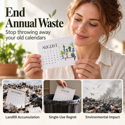 ✨Early Holiday Sale 47% OFF🌱Eco-Friendly Plantable “Timeless” Seed Calendar 2027