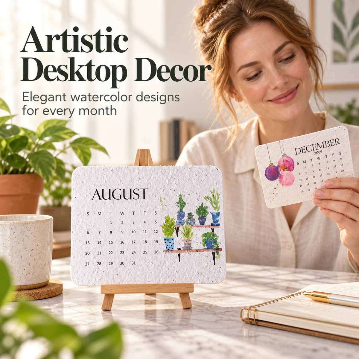 ✨Early Holiday Sale 47% OFF🌱Eco-Friendly Plantable “Timeless” Seed Calendar 2027