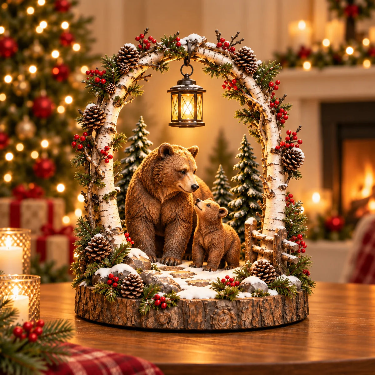 🐻Light-Up Woodland Animal Christmas Decoration 🎄