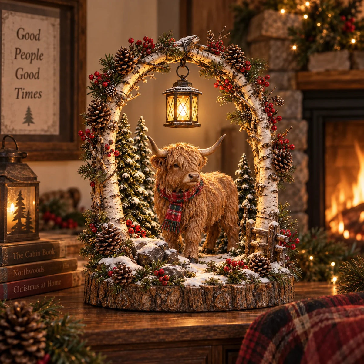 🐻Light-Up Woodland Animal Christmas Decoration 🎄