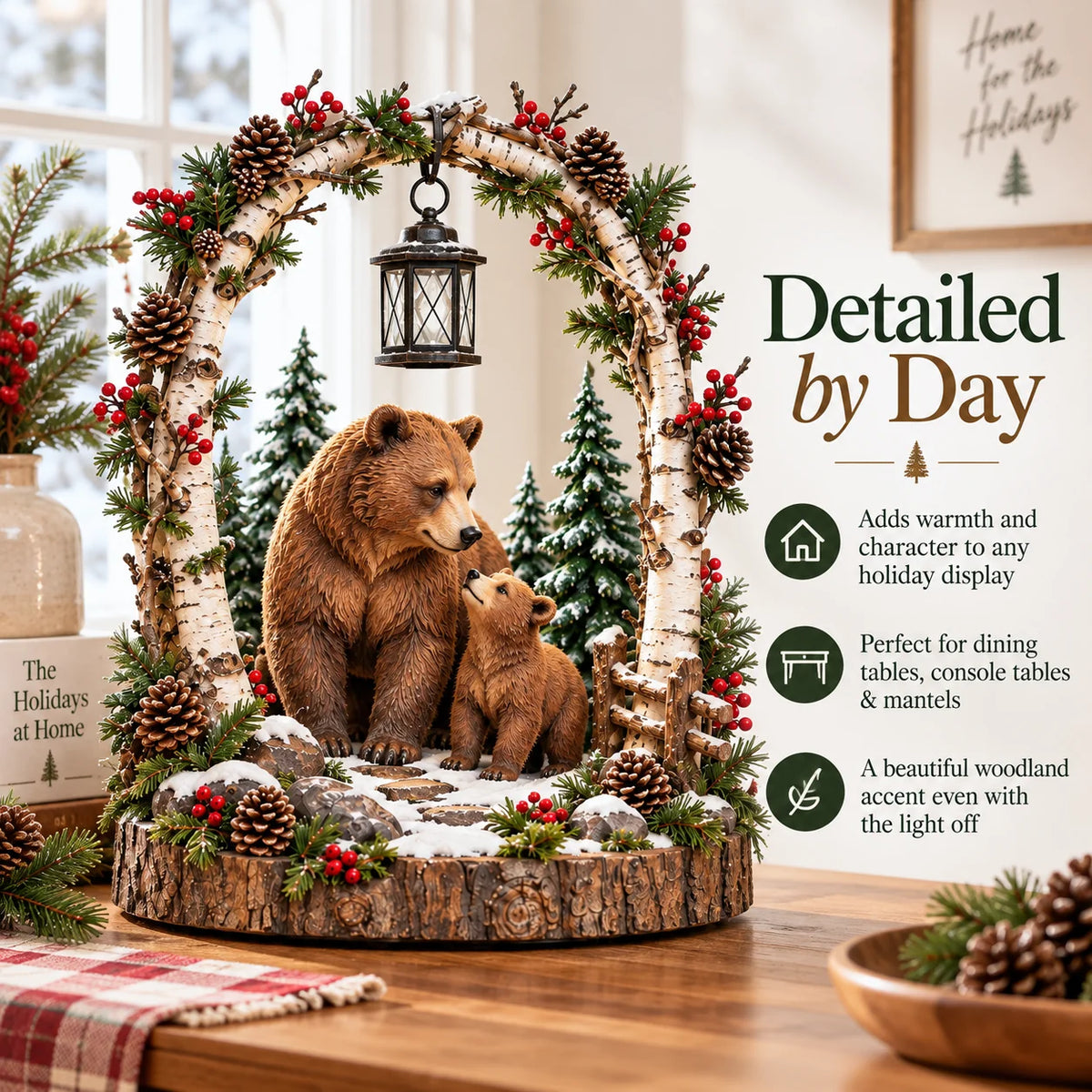 🐻Light-Up Woodland Animal Christmas Decoration 🎄