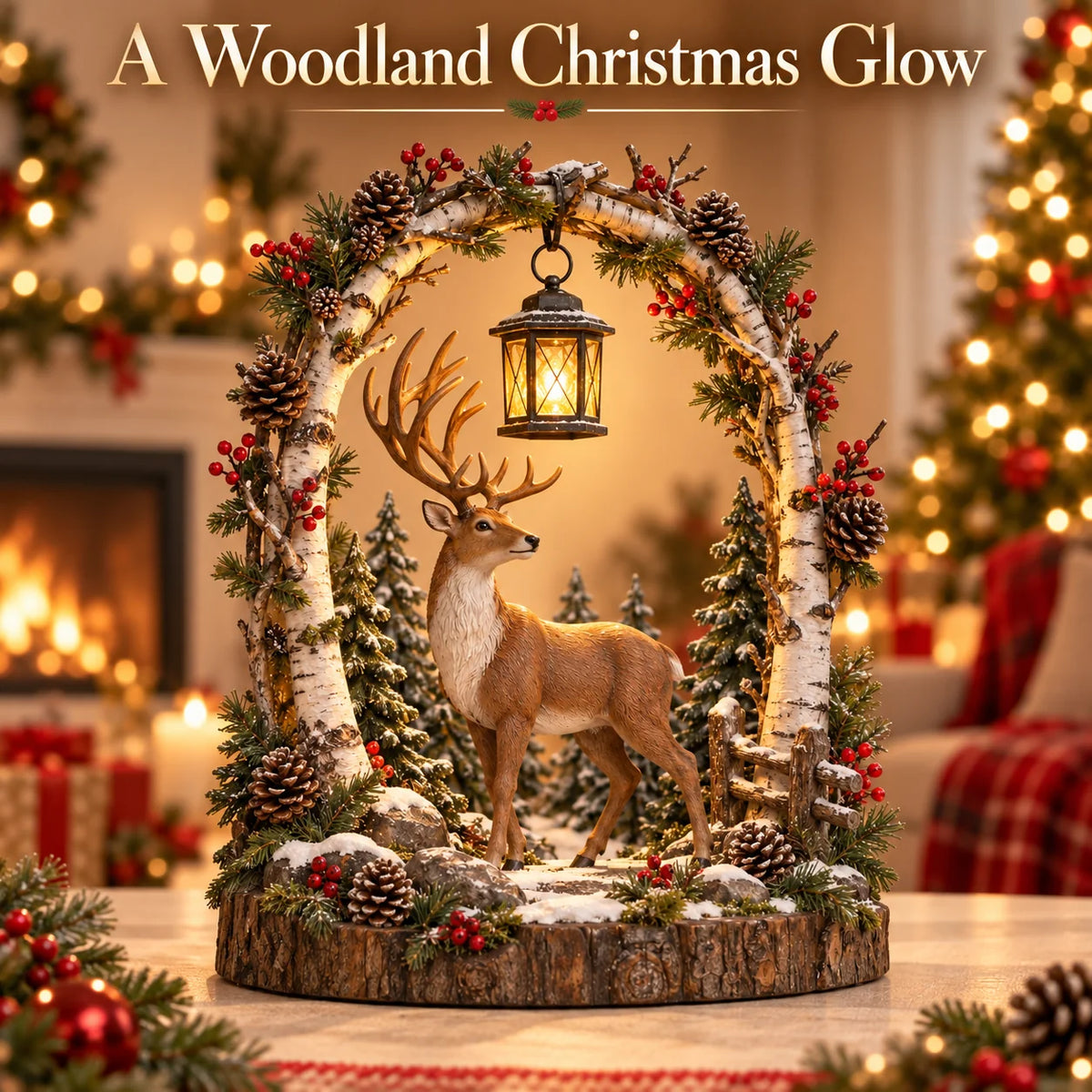 🐻Light-Up Woodland Animal Christmas Decoration 🎄