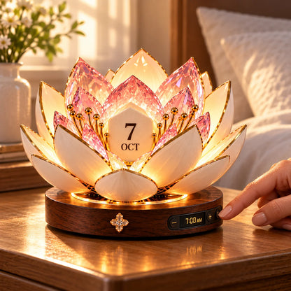 ⭐✨Everyday Blossom – Automatic Flower Calendar with Warm Ambient Light