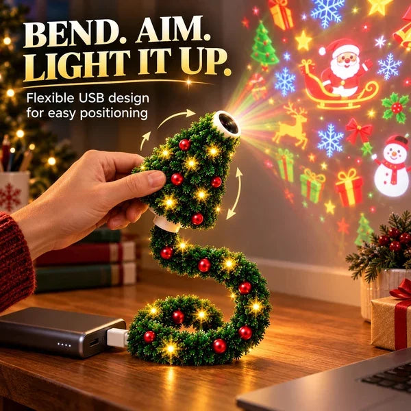 🔥last Day 47% Off 🔥 Magical Christmas Tree Usb Projector Light – Bring Festive Magic to Your Room