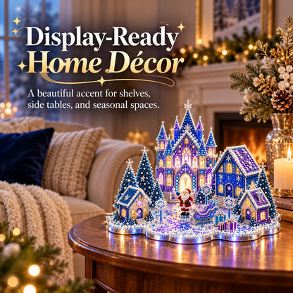 DIY Crystal Art Miniature Scene Kit with LED Lights
