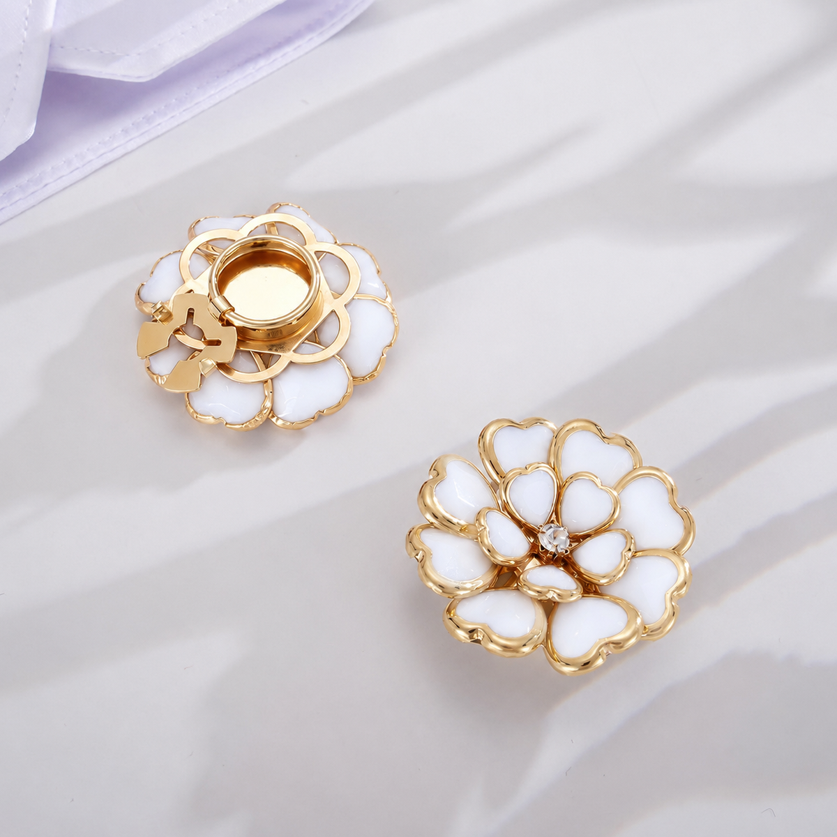🌸 Flower Button Covers – Instant No-Sew Shirt & Blouse Upgrade