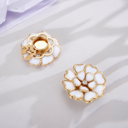 🌸 Flower Button Covers – Instant No-Sew Shirt & Blouse Upgrade