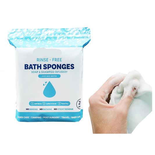 🏆Flash Sale⚡ 50K+  🌈Disposable Rinse-Free Bathing Wipes🧼