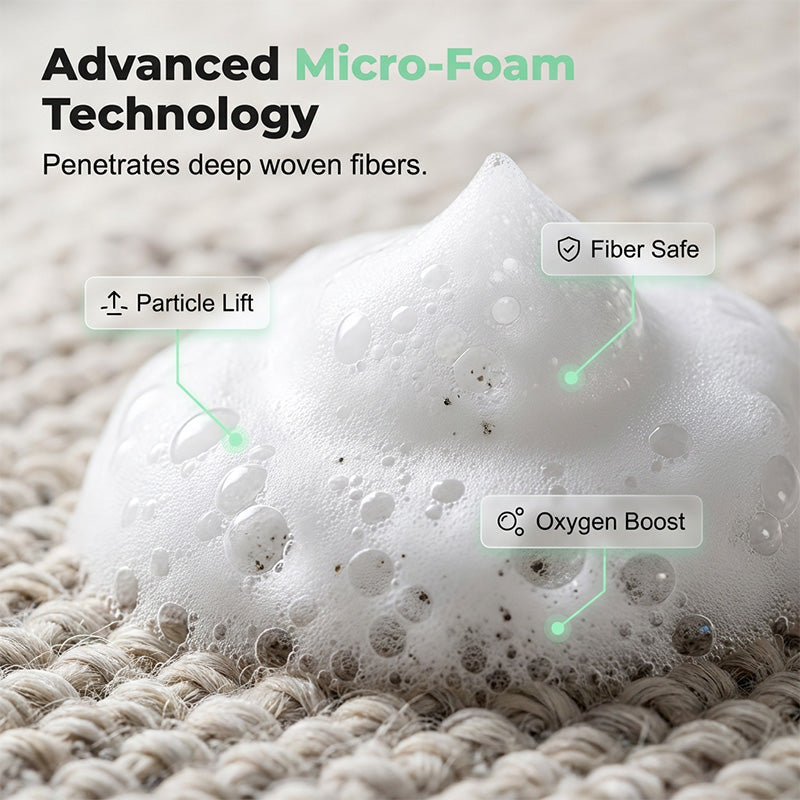 🔥Buy 1 get 1 free🧼Waterless Carpet Foam Stain Remover with Towel