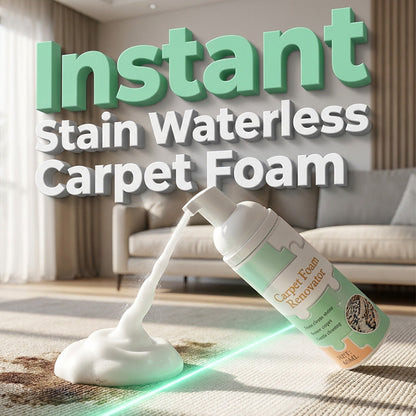 🔥Buy 1 get 1 free🧼Waterless Carpet Foam Stain Remover with Towel