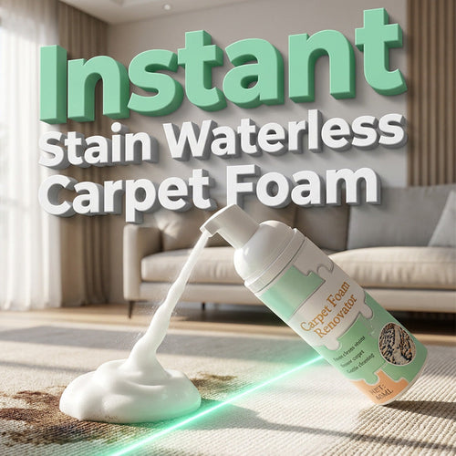 🔥Buy 1 get 1 free🧼Waterless Carpet Foam Stain Remover with Towel